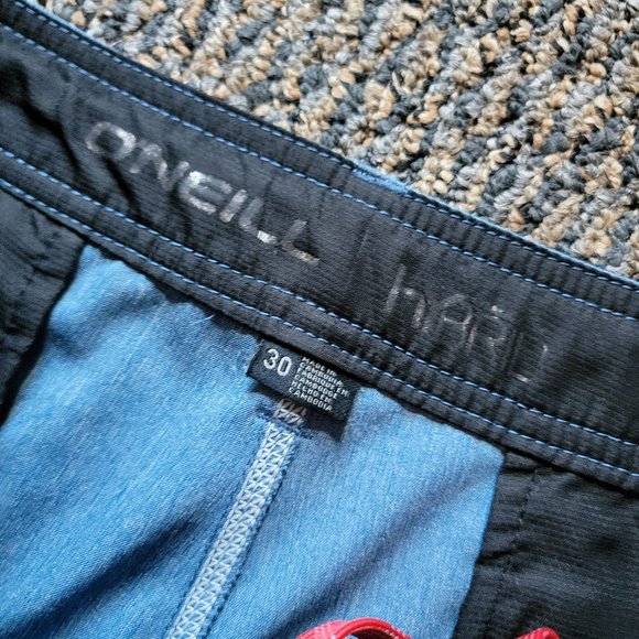 O'Neill Hybrid Blue Board Shorts Size 30 - Picture 4 of 16